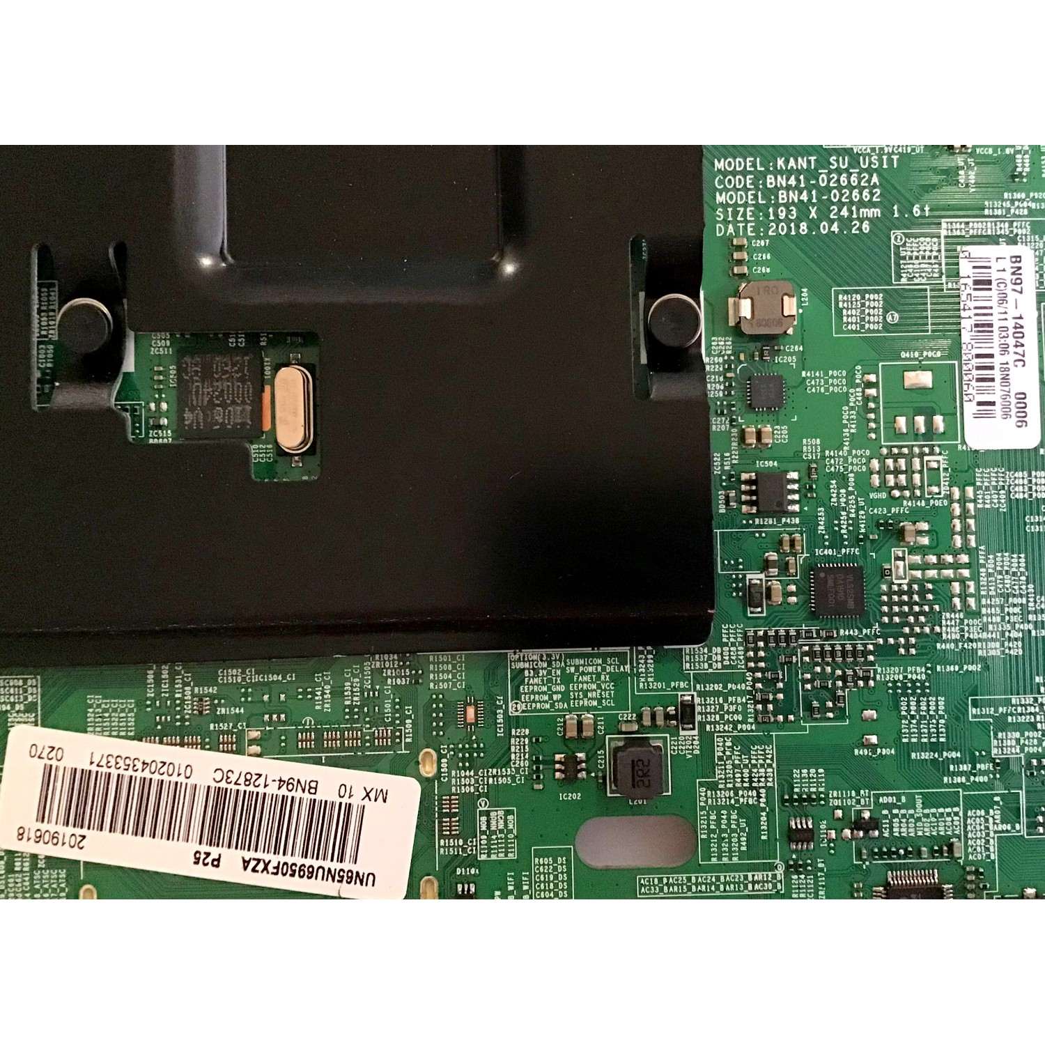 KIT DE TARJETAS PARA TV SAMSUNG / MAIN BN94-12873C / BN41-02662A / BN97-14047C / BN9412873C / FUENTE BN4400932A / L65E6N_NHS / BN44-00932A / PANEL'S CY-NN065HGLV2H / DISPLAY BN96-45620A / BN9645620A / MODELOS UN65NU6900FXZA FA01 / UN65NU6950FXZA FA01 - Imagen 4